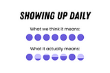 Just show up