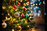 A decorated Christmas Tree