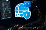 Image of a person using a computer indicating Securing the NBN Connection from Cyber Threats.