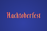 Some Ways to Finish Hacktoberfest 2017