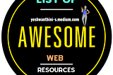 Awesome list of websites for developers.