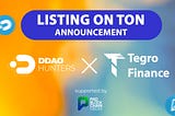 DDAO Listing on TON ✅