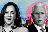 Kamala Harris and Mike Pence