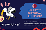 Happy 1st Birthday LunaYou
