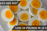 Egg Diet Plan