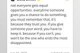 What You Owe to Trust