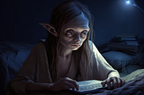 After Midnight I become Gollum, and My Laptop Is My Precious