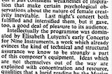 Music of female composers.
