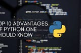 Advantages Of Python