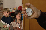 Bernard and his mum in an episode of CITV kid’s show, Bernard’s Watch.