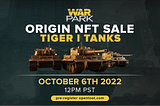 War Park Origin Sale Announcement