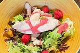Raspberry Grilled Chiken Salad