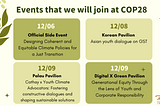 Come to meet us at COP28