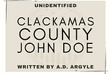 Clackamas County John Doe