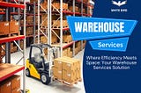 How do I choose a warehouse service provider?