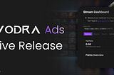 Vodra Ads: Live Release
