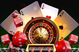 “Spin & Win: Bet on numbers or colors in roulette, or try your luck at blackjack.