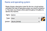 Setting up LinuxVM on Windows