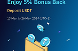 [Bitop Event] Deposit USDT Enjoy 5% Bonus Back