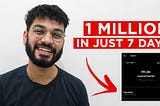 How I Get Over a Million Impressions in My Instagram Account in Just 7 Days