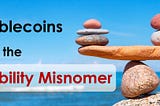Stablecoins and the Stability Misnomer