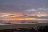 Sunrise on the beach