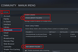 Add new steam library folder