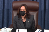 Kamala Harris’s First Tie-Breaking Vote in the Senate