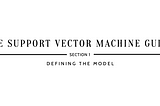 What is Support Vector Machine?