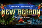 Drakons New Season: October 26 to November 30, 2021