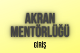 Akran Mentörlüğü- Giriş