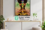 HOT Yoga african american wall art poster