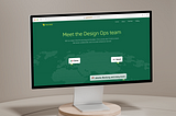 Designing an internal microsite for Design Ops Team