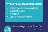 TYPES OF PAIN IN CANCER PATIENT