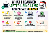 What I Learned After Using LLMs Every Day for 30 Days
