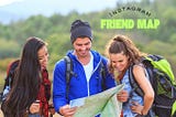 Instagram friend map