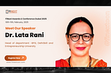 Dr. Lata Rani: A Keynote Speaker at Finext Conference 2025