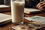 A glass of Milk, paid in Full