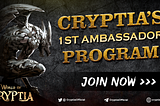 World of Cryptia Ambassador Program: Be Our Ally