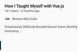 My experience as a speaker for Women Who Code