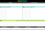 Best online Kaizen Template for your Organization