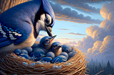 Flight of the Fatherless: A Blue Jay’s Tale of Loss and Hope