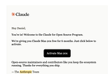 I got selected for Claude for Open Source Program. Here’s How you can Apply too