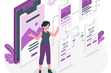 Creating a UserFlow Diagram for an E-learning Application