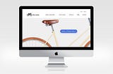 Mockup of CityCycles website