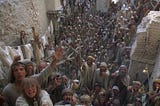 Crowd scene from “Life of Brian”