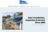 Baseline Solar website