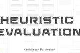 Introduction to Heuristic Evaluation