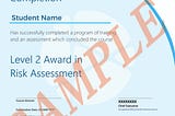 OSHAC Level 2 Award Risk Assessment