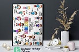 HOT Classroom social Distancing Greetings Poster